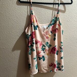 Floral Pink Camisole Top